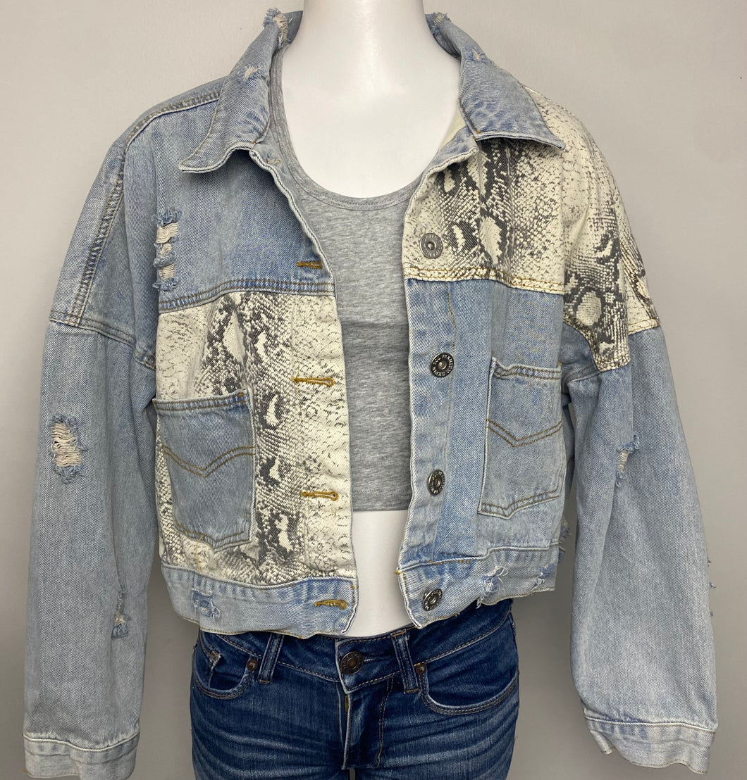 POL Denim Jacket- (L)