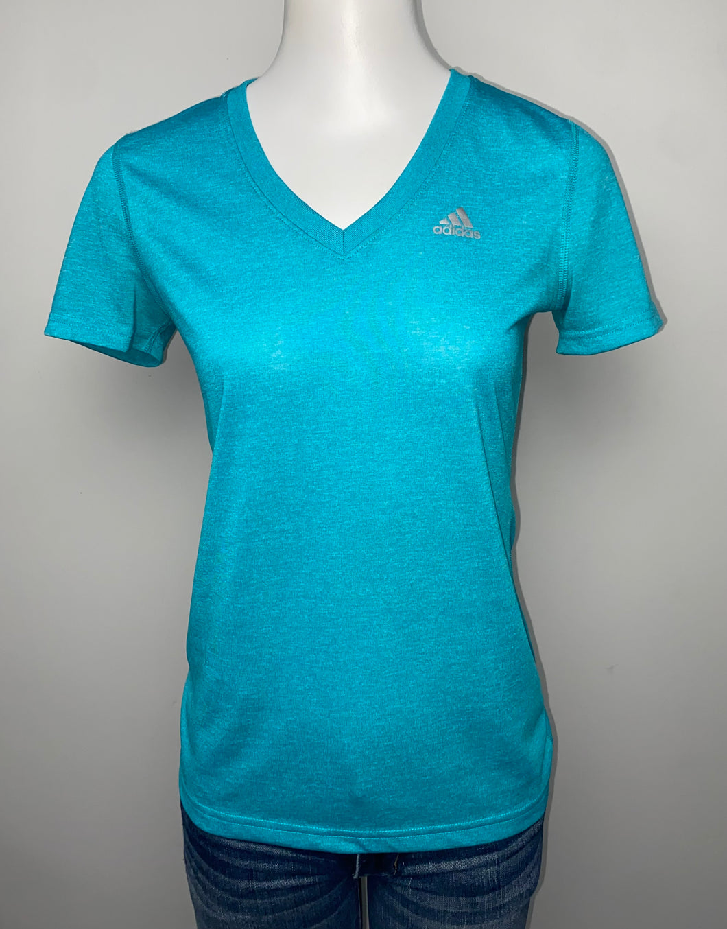 Adidas V-Neck Tee- (XS)