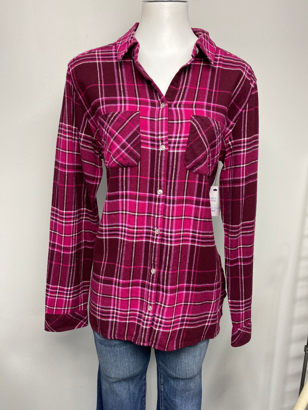 Croft/Barrow flannel shirt (M)