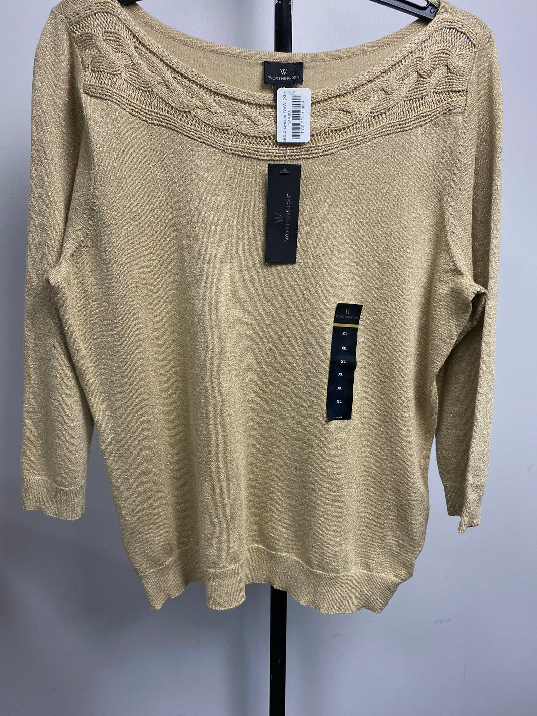 GOLD sweater NEW! (XL)