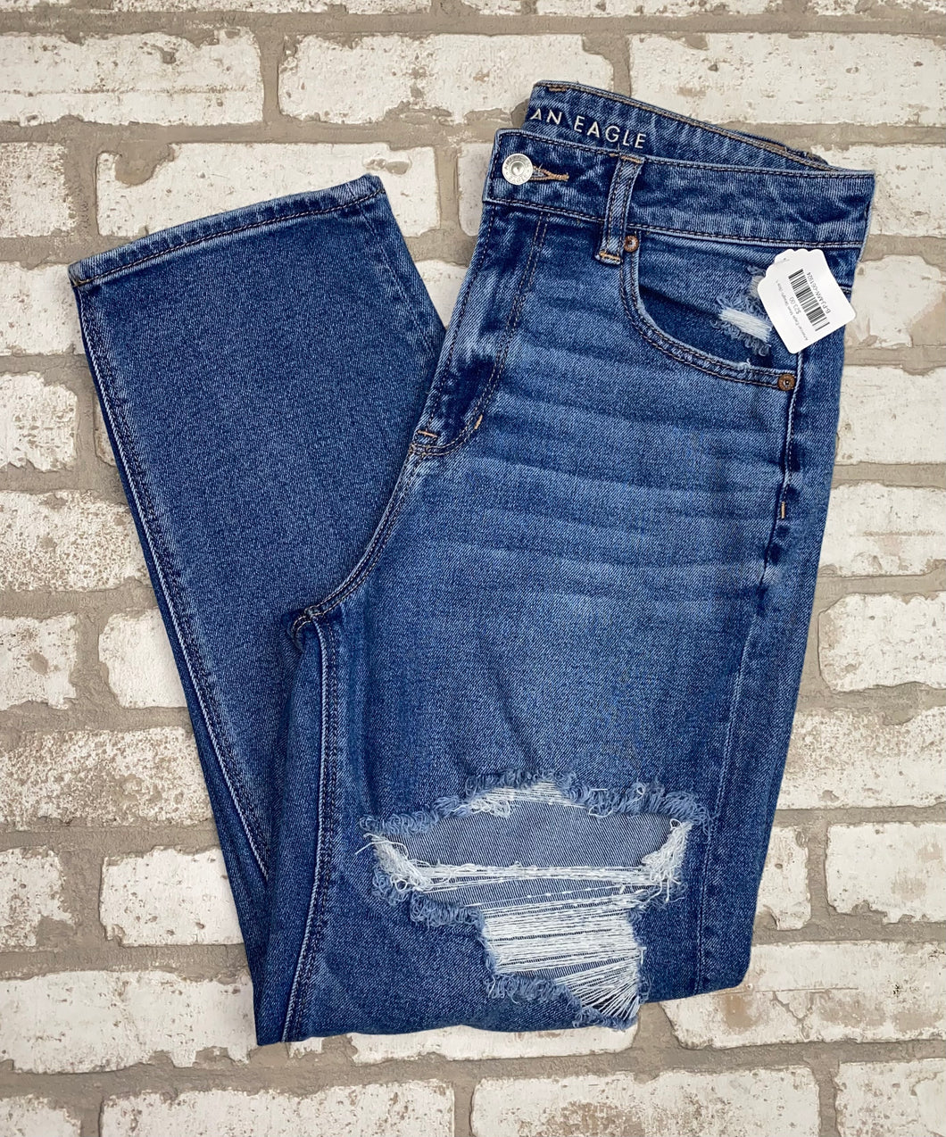 American Eagle Mom Straight- (Size 10)