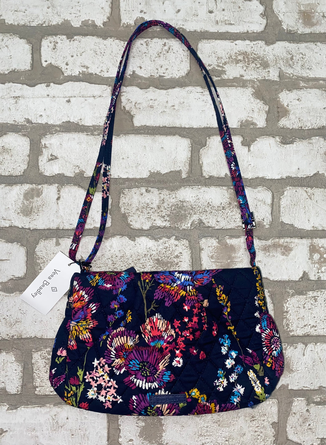 Vera Bradley Alex Crossbody NEW!- Midnight Wildflower