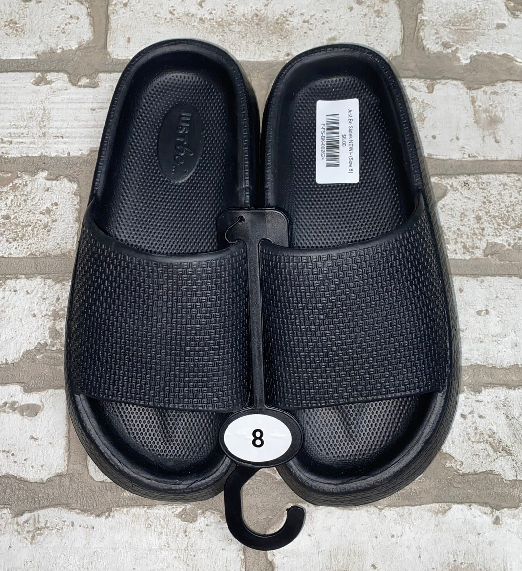 Just Be Slides NEW!- (Size 8)