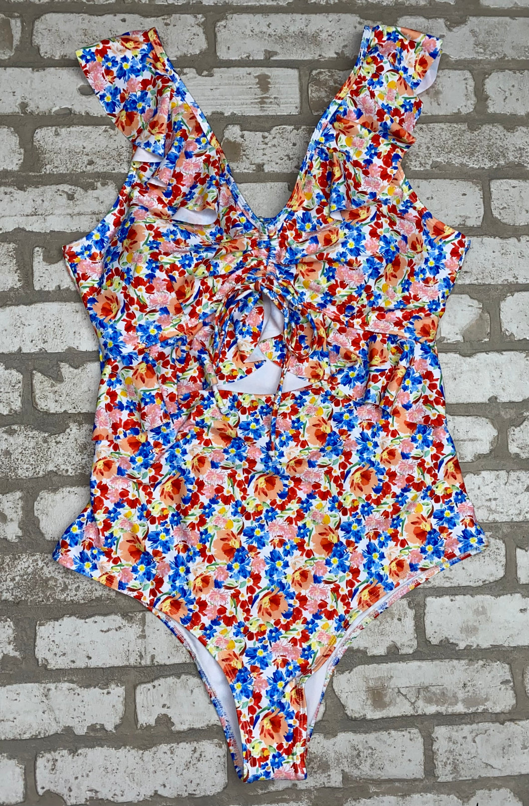 Shein Floral Swimsuit- (XL)