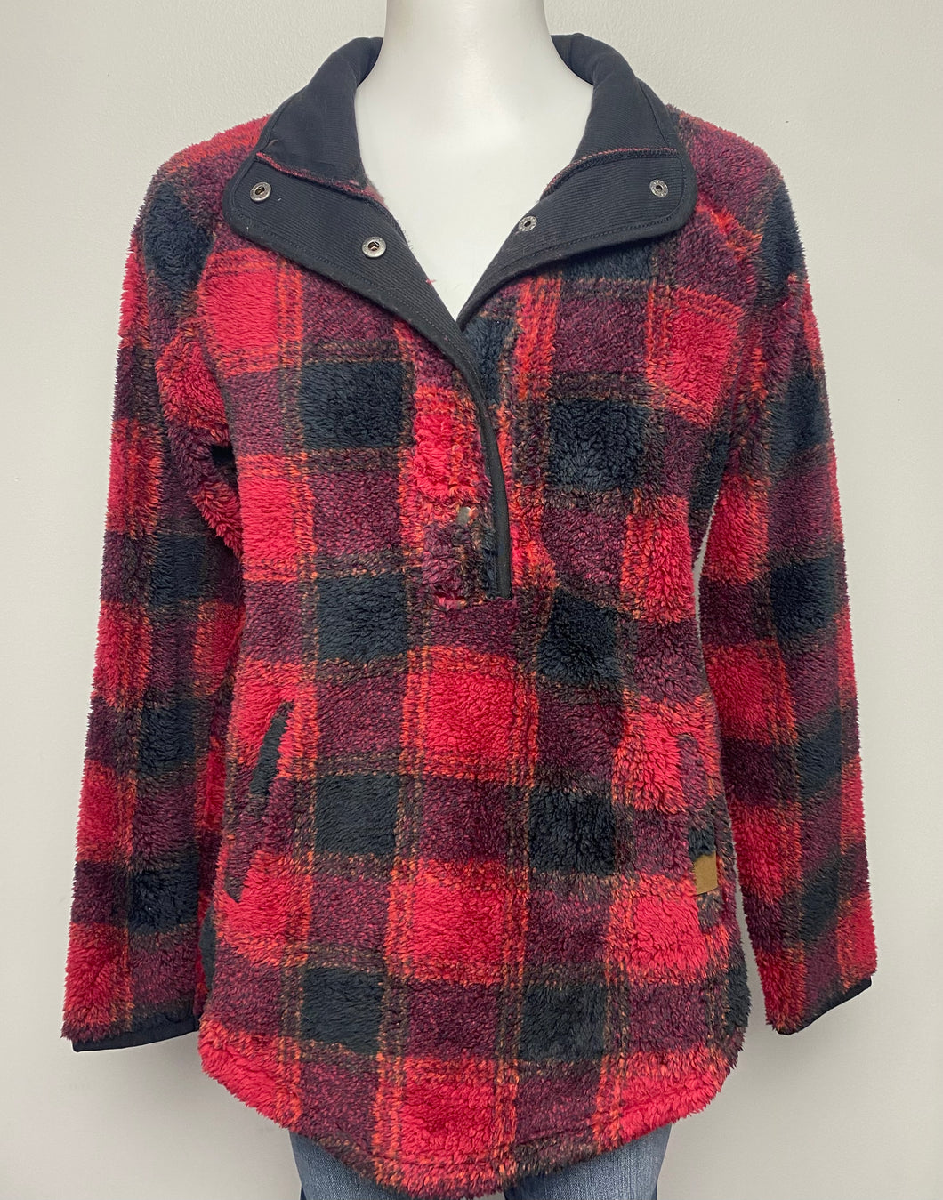 Maurices Plaid Pullover NEW!- (S)
