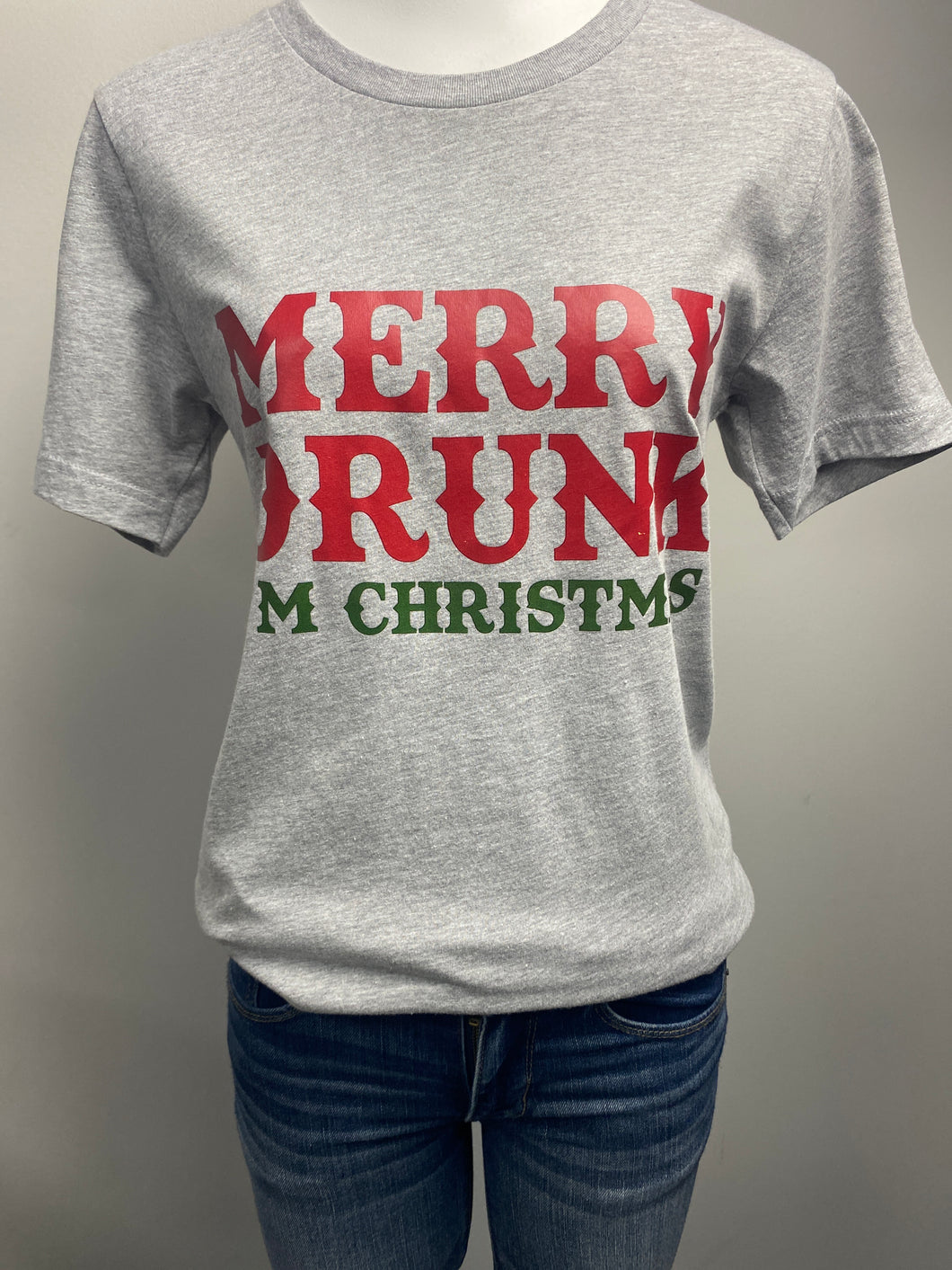 Merry Drunk tee (S) NEW!