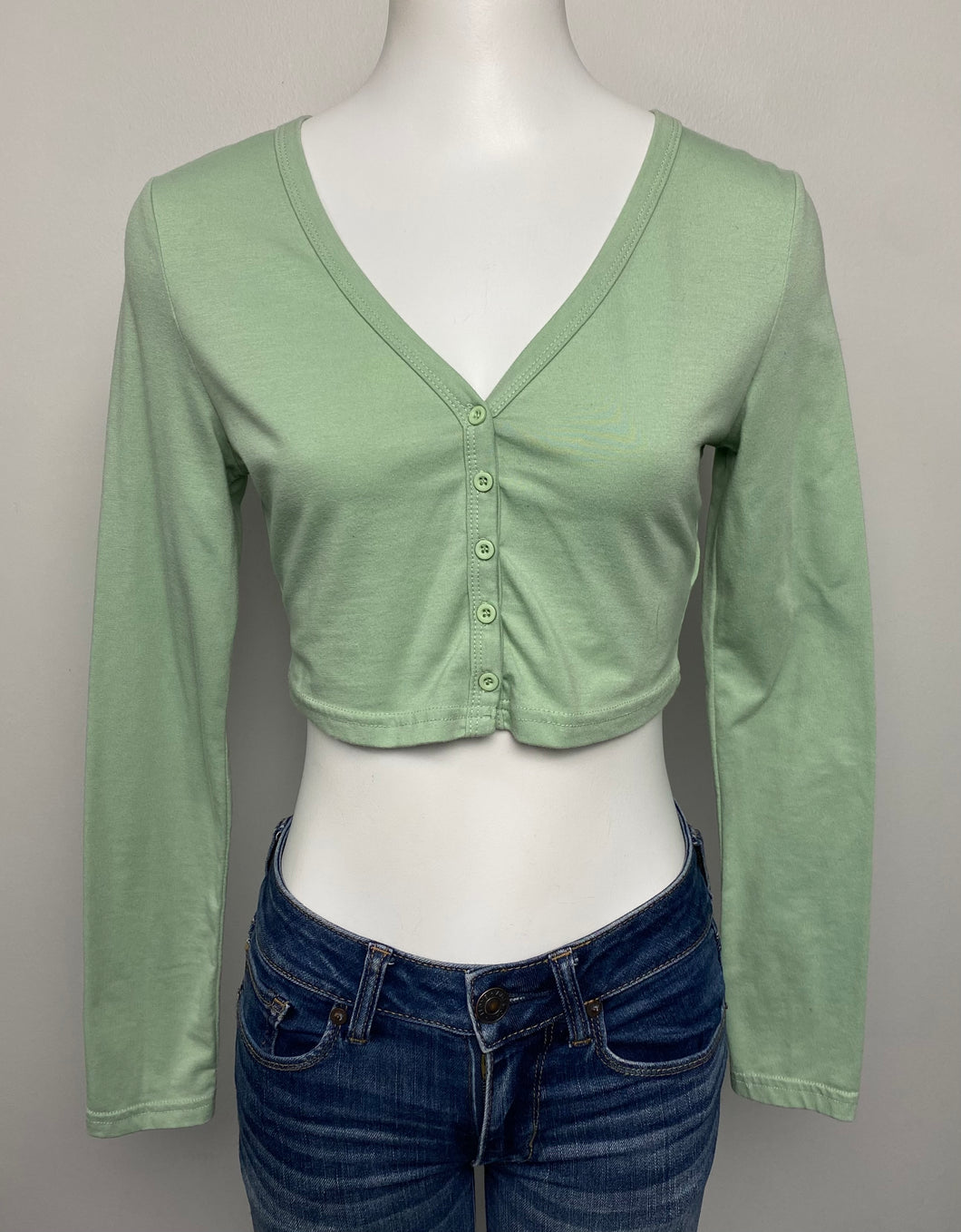 Shein Cropped Cardigan- (M)