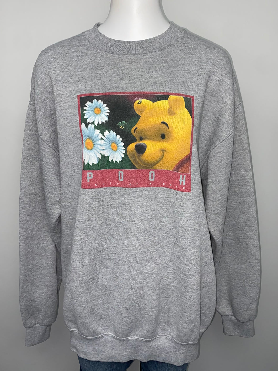 Vintage Pooh Crewneck- (L)