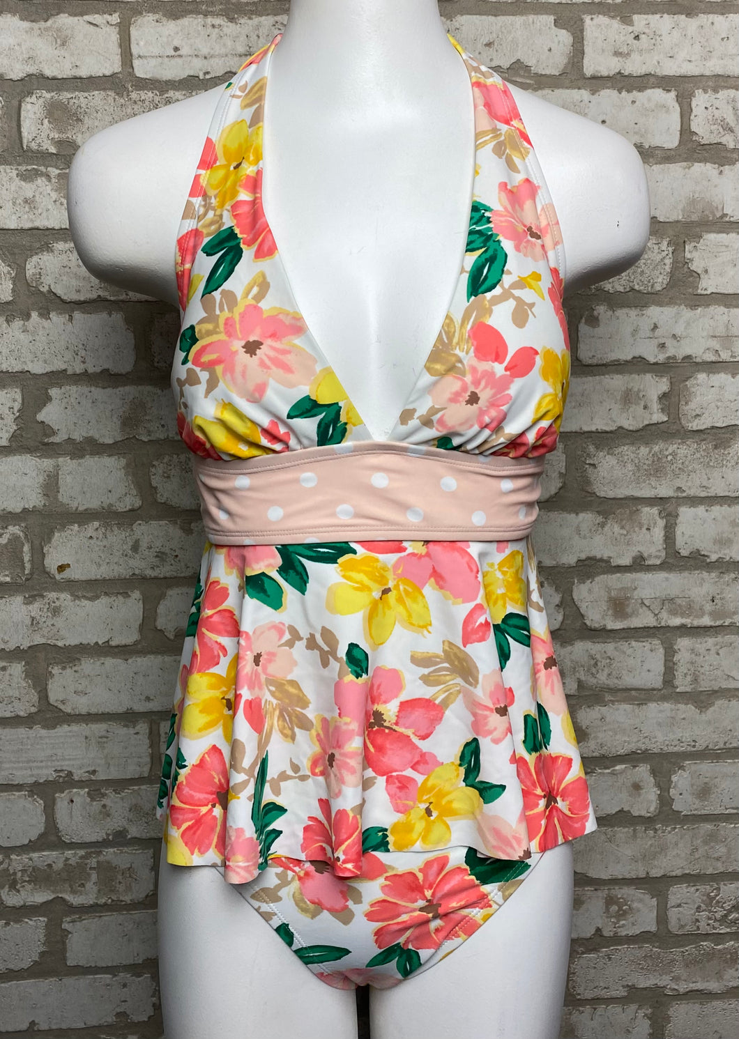 Floral 2pc Swimsuit- (XL)