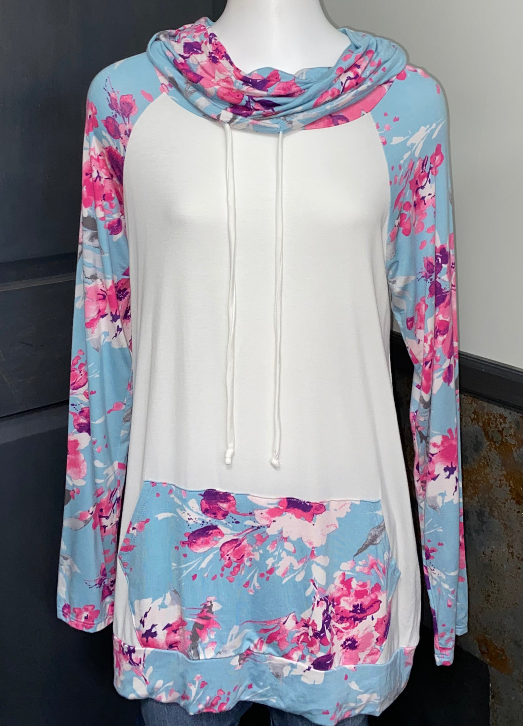 PS Kate Floral Cowlneck NEW!- (L)